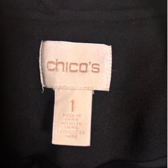 Chico's Black Jacket Size 1 (M) - Picture 12 of 13